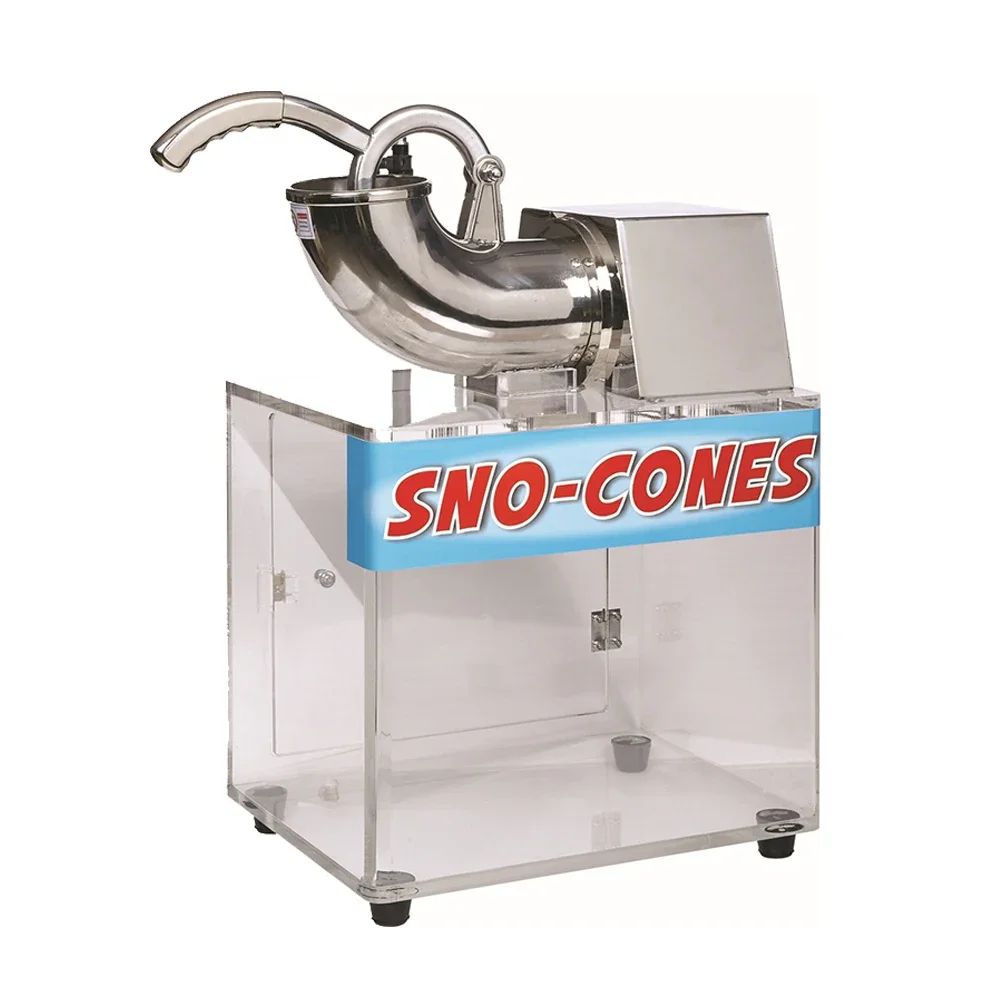 

New Electric Ice Shaver Crusher Snow Cone Maker Stainless Steel Shaved Ice Machine