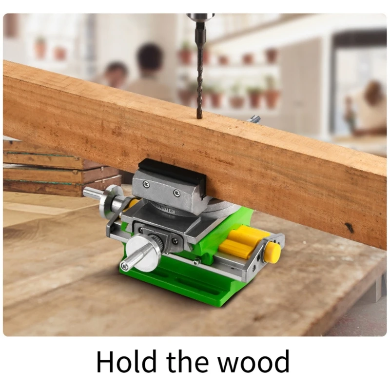 Adjustable Drill Milling Vise Features 75mm Jaw Opening And Smooth Rotational Base Mechanism for Precise Drilling Tasks M4YD
