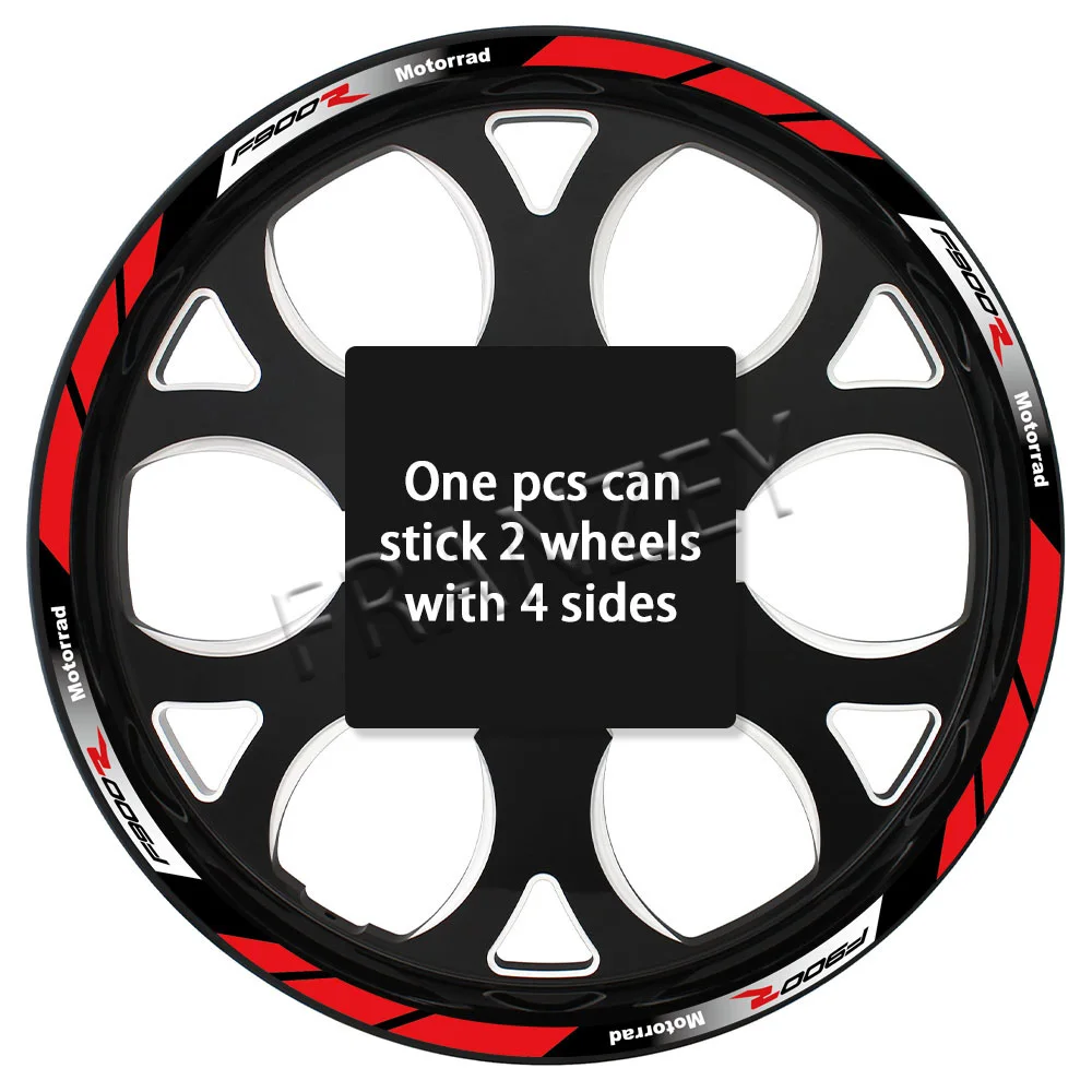 

Pegatina reflectante para rueda de motocicleta, calcomanías de cubo, cinta decorativa a rayas, impermeable, F900R, f900 r