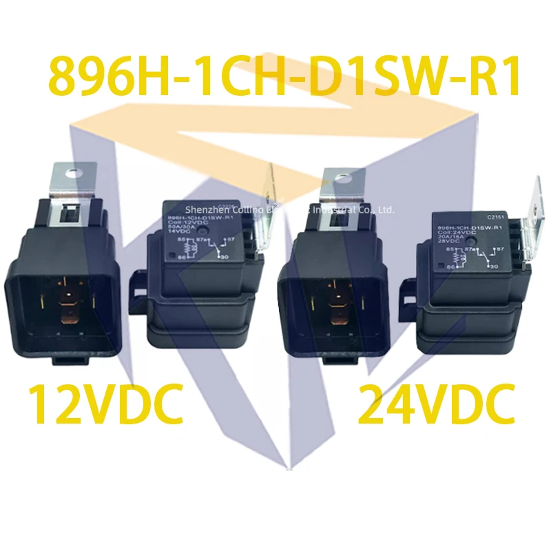 1pcs 896H-1CH-D1SW-R1 12VDC 24VDC 5-Pin Automotive Relay