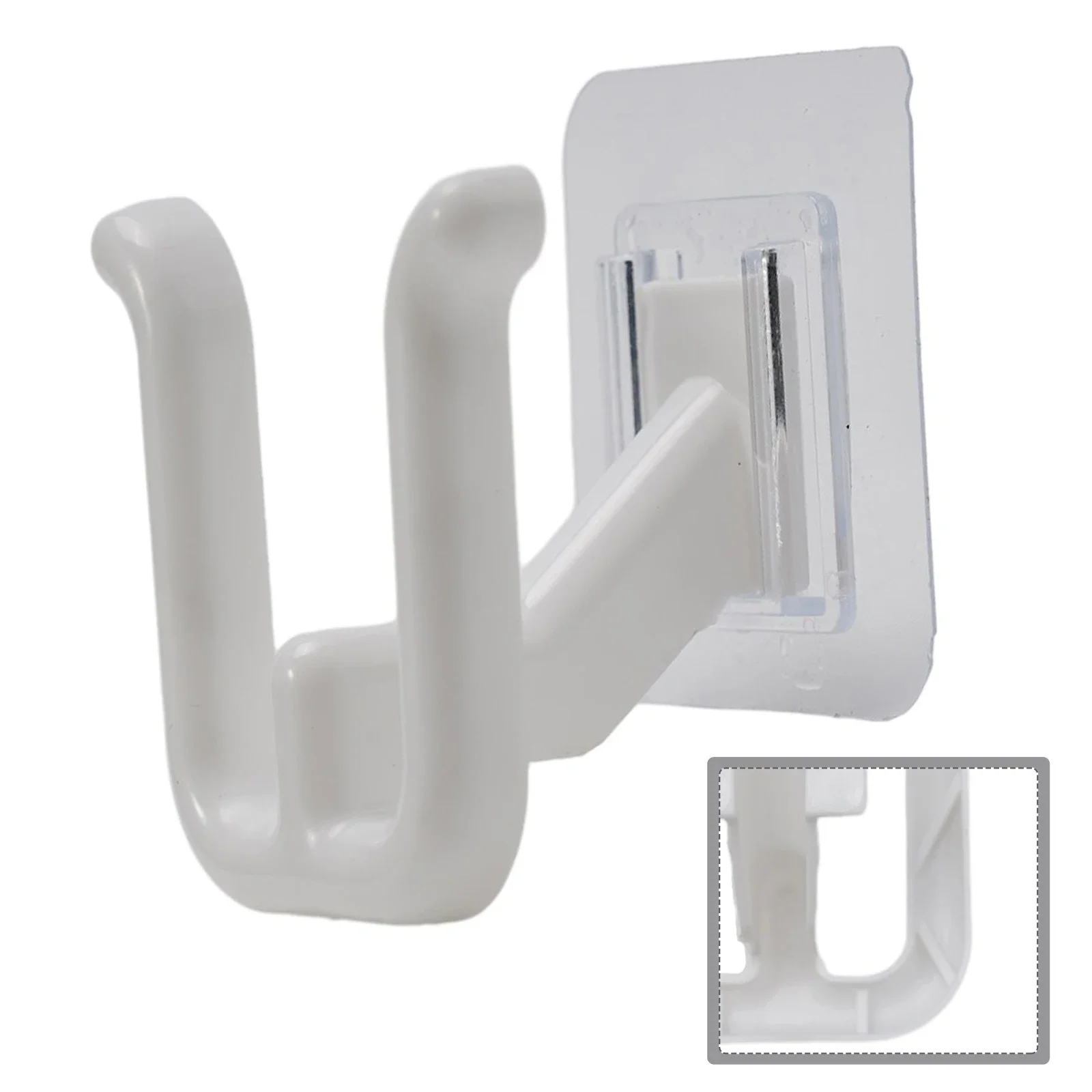 ~1pc 1Non-Punched 1Self 1Adhesive Slippers Hook Drainage Wall Mounted Household Bathroom Slippers Simple Storage Rack