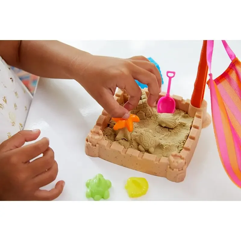 Original Barbie Chelsea Doll Beach Hut Travel Themed Playset Sand Toy Doll Accessories Girls Doll House Toys for Children Boneca