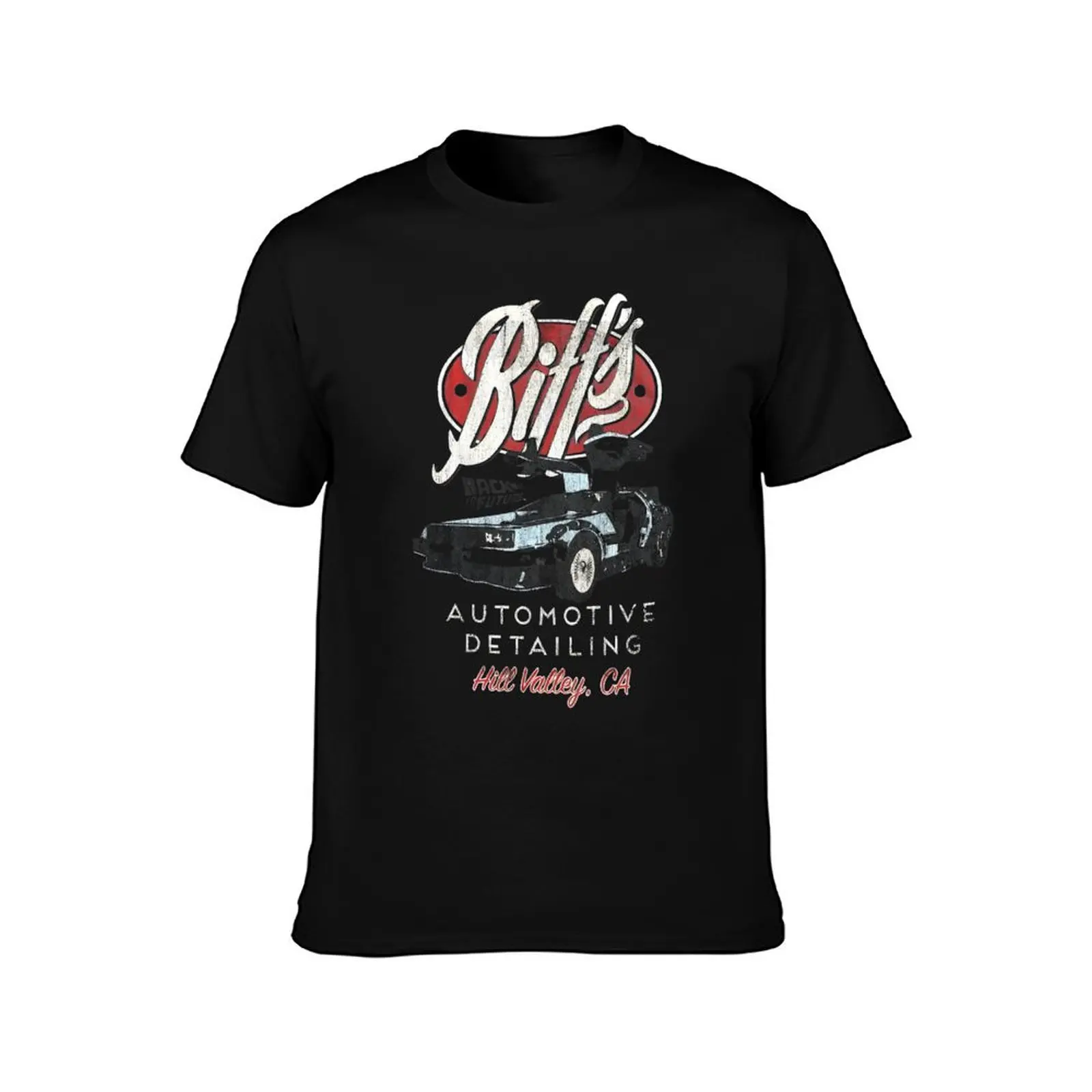 Biff’s Automotive Detailing T-Shirt Big and Tall Gym T-Shirt