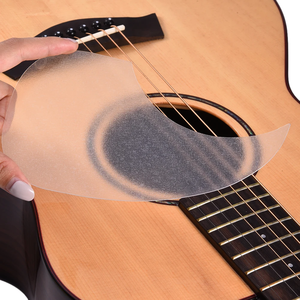 Transparent Guitar Pickguard For 40 / 41 Inches Folk Guitar Acoustic Ukulele Music Guitar Parts Accessories