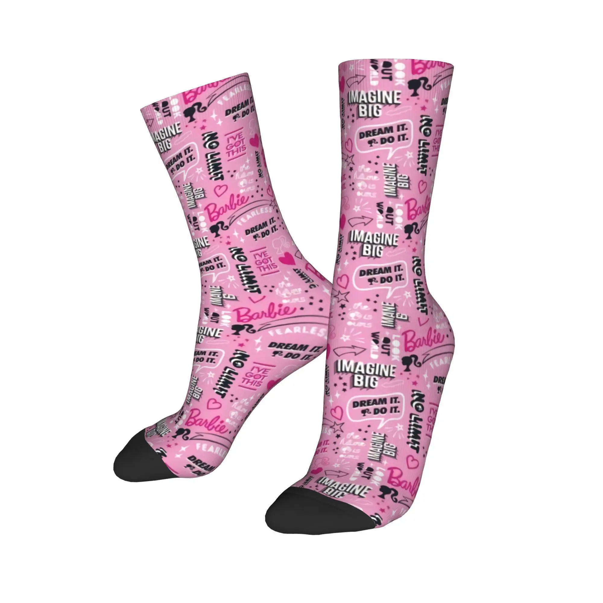 Custom Barbies Doll Dream Men Women Crew Socks Unisex Cool  Spring Summer Autumn Winter Dress Socks