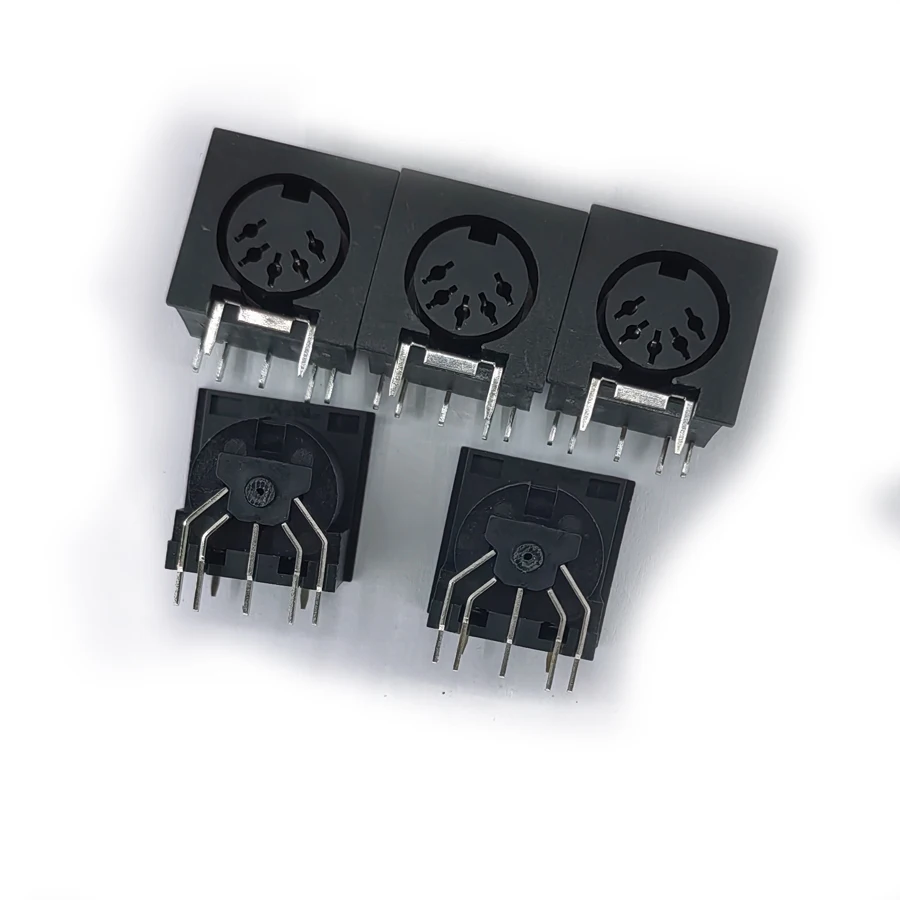 50 Teile/los Big S Terminal DIN5 DIN Weibliche Jack/Buchse Stecker 5PIN/5P DS-5-01 PCB Panel Mount – Detail 3