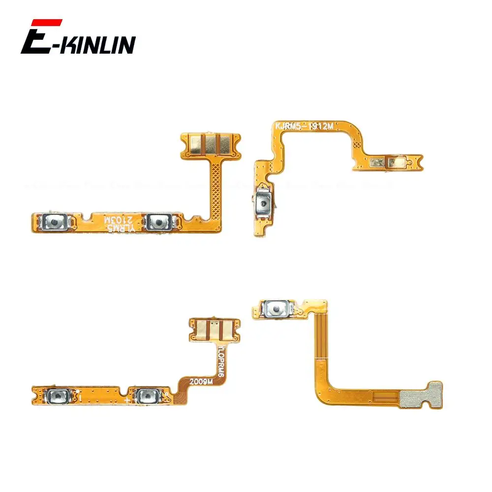 Volume Button Power Switch On Off Key Ribbon Flex Cable For OPPO Realme Narzo 10 10A 20A 20 Pro Replacement Parts