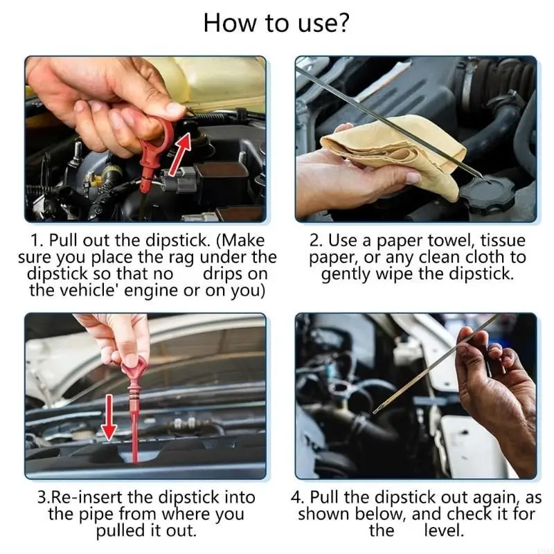 D5BE Upgrades Transmission Fluid Dipstick Reliable Transmission Dipstick Corrosion Resistant for Automotives