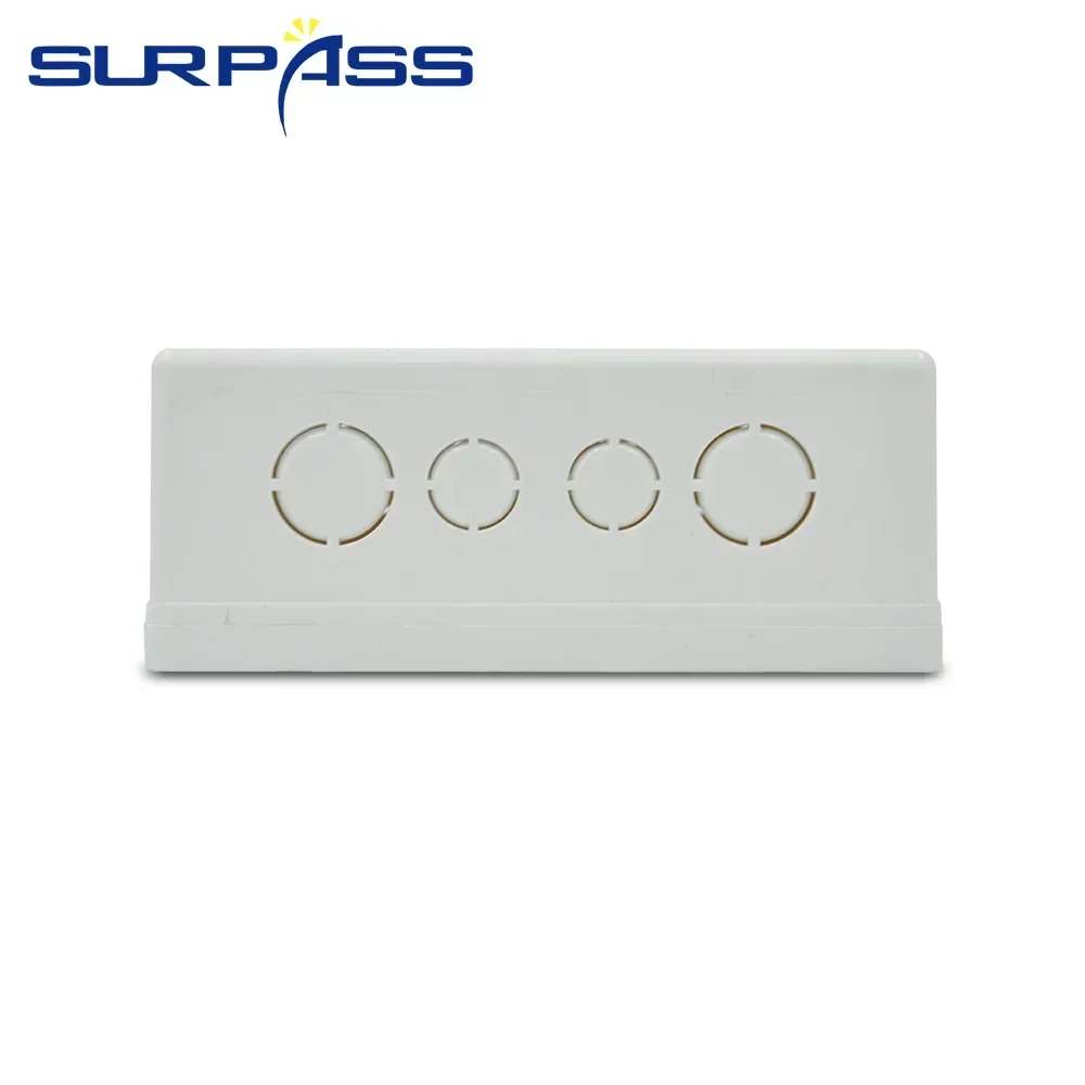 الأبيض الخلفي في جدار تصاعد صندوق 170*110*70 مللي متر قابل للتعديل كاسيت داخلي صندوق وصلات لمكبر للصوت تحكم التبديل المقبس