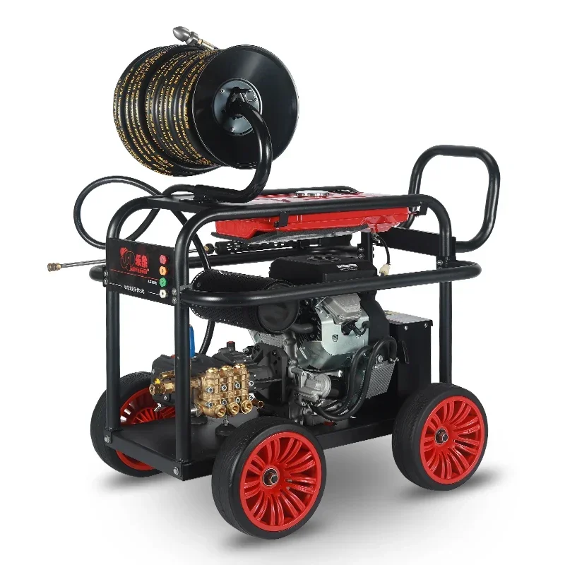 diesel electric 220V high pressure water pipe dredging cleaning machine car washi
