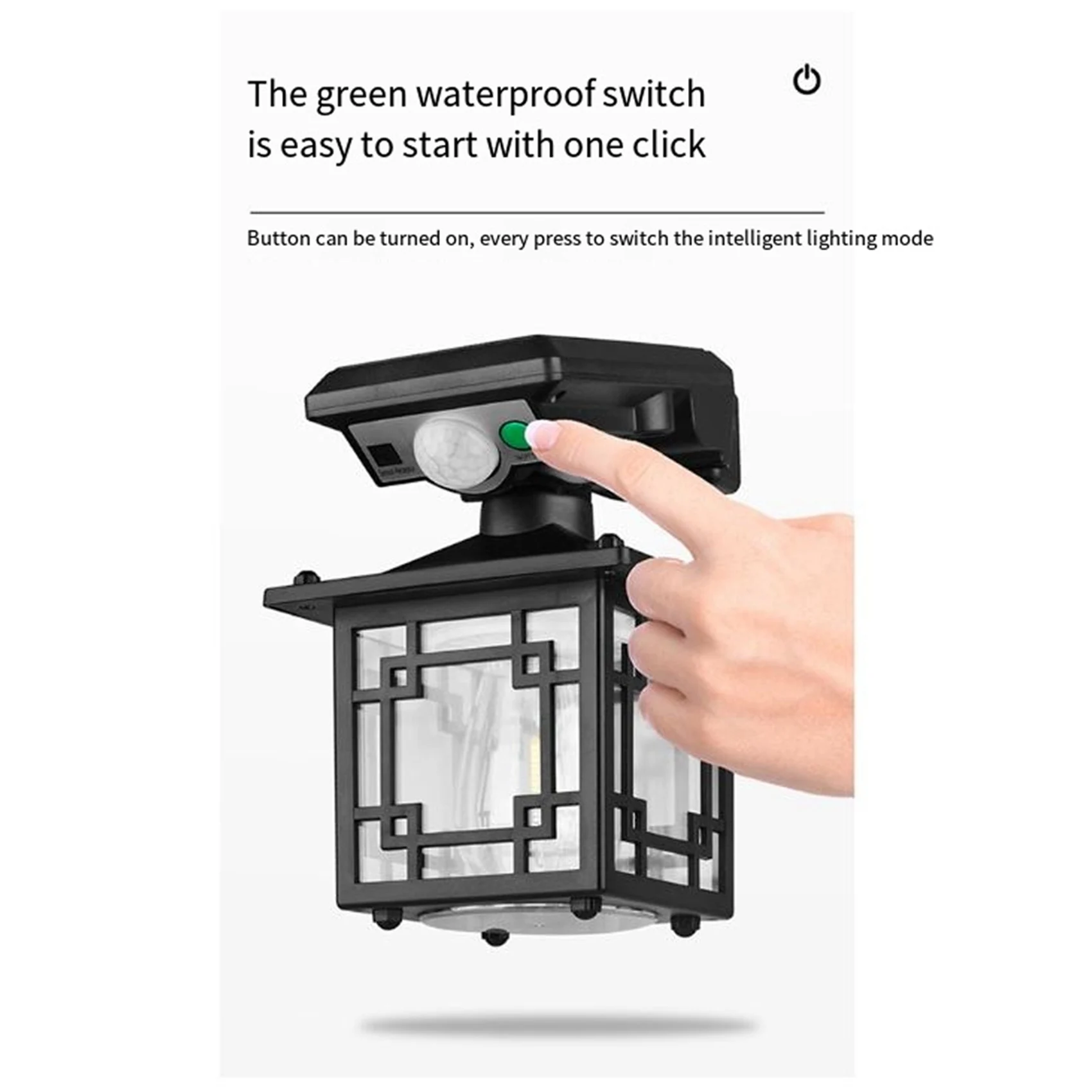 

Солнечные настенные светильники PHFU-5X для улицы, водонепроницаемые, 200 лм, с датчиком движения, 3 режима, для забора, уличные настенные бра