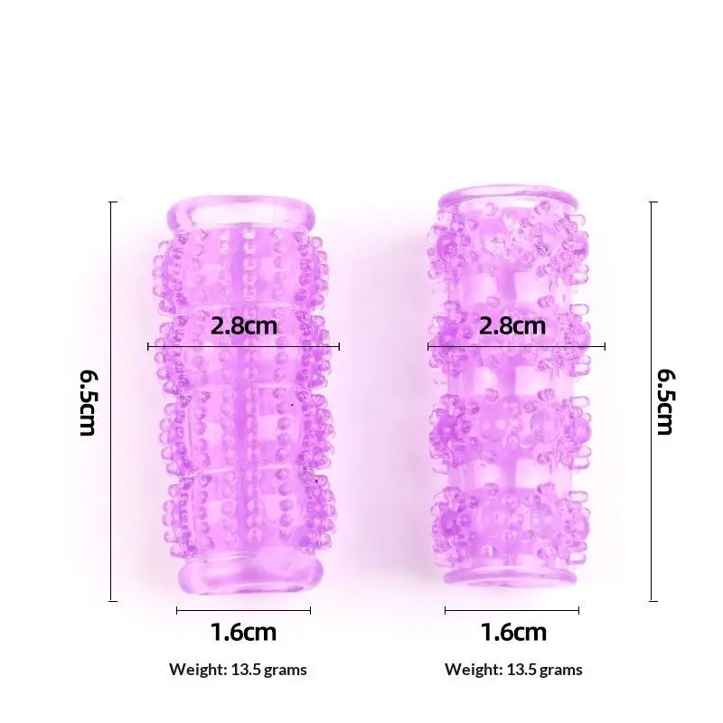 2 Pcs/set Crystal Cock Ring Penis Ring Large Grain Invisible Penisring Sex Toys For Men Delay Ejaculation - view 6