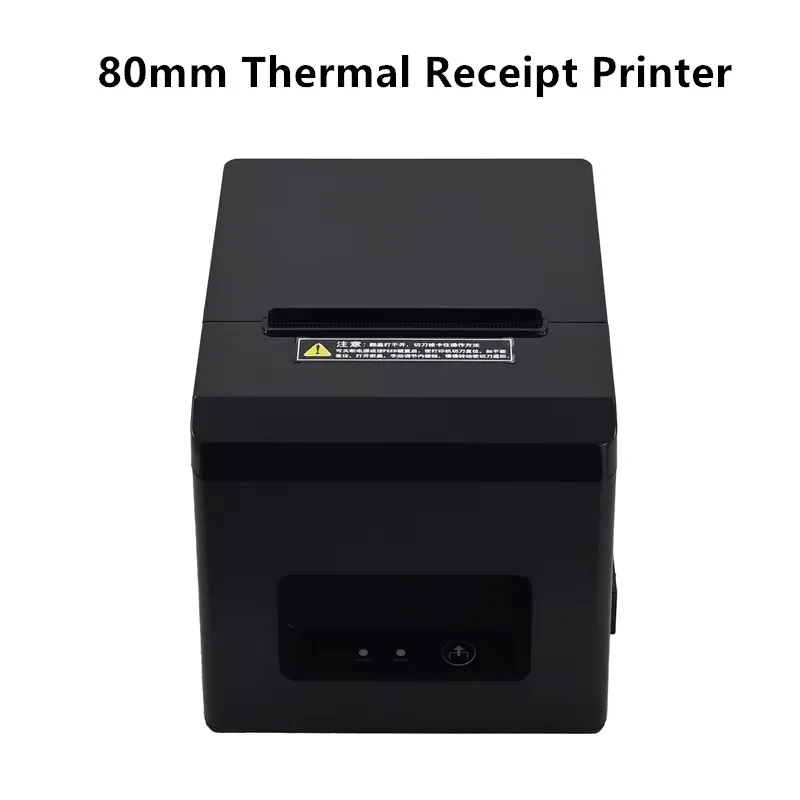 

80mm POS Thermal Receipt Printer with Auto Cutter Support Cash Drawer USB/LAN/Bluetooth/WIFI for Android/iOS/Windows/Mac
