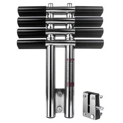 Boat Accessories 4 Steps Boat Swiming Ladder Stainless Steel Vertical Telescoping Transom Mounting Ladder