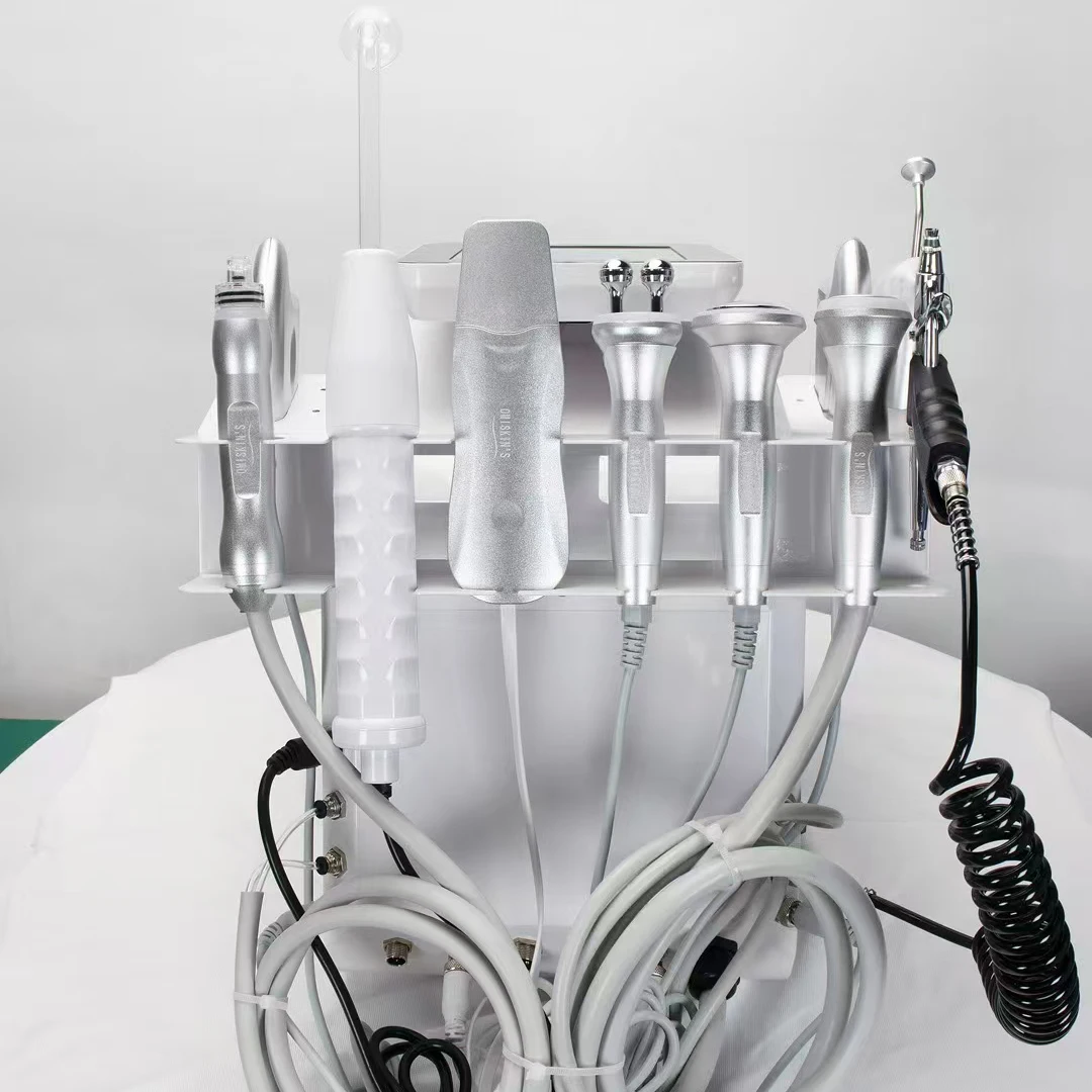 Skin Management Facial Oxygen Hydra Machine 9 In 1 Small Bubble Facial Skin Rejuvenation Water Peeling Spa Machine