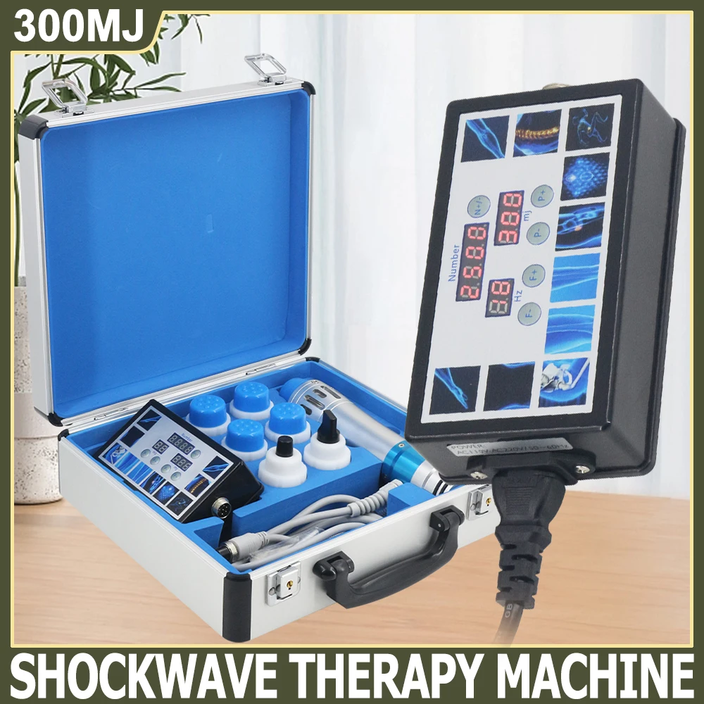 

Professional Shockwave Physical Therapy Machine For ED Treatment Relieve Back Pain Relaxation Home Use 300MJ Shock Wave Massager