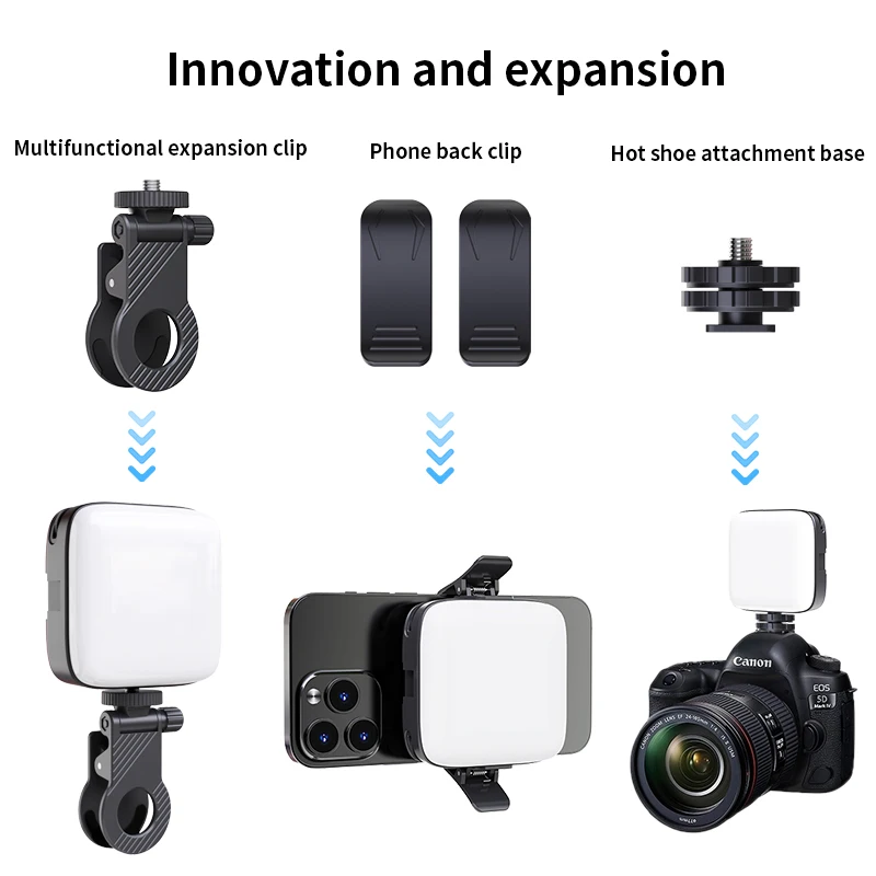 高品質のLED自撮りライト、64高品質ビーズ、2000mah色温度、3000-9000k、すべての携帯電話、タブレット、ラップトップ、カメラ