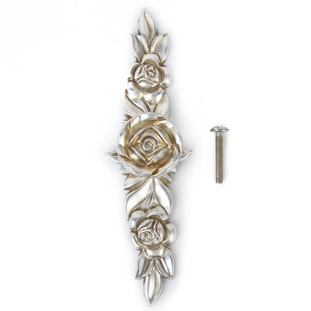Vintage Style Cabinet Drawer Pull Handle Zinc Alloy Knob for Kitchen Cupboard Bedroom Furniture