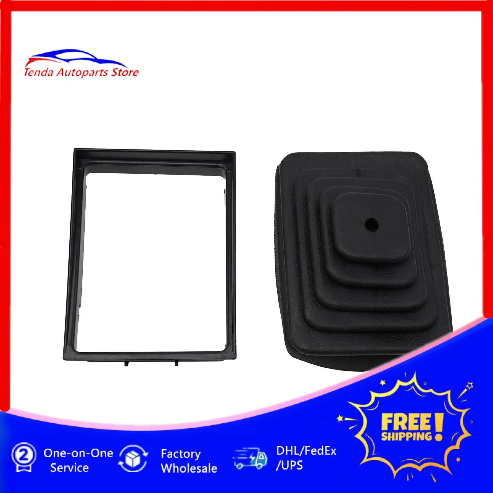 

52078558 Retainer Bezel Ring Shifter Boot 53000056 BlackPlastic Shifter Boot 1888694 1997 - 2004 New Practical