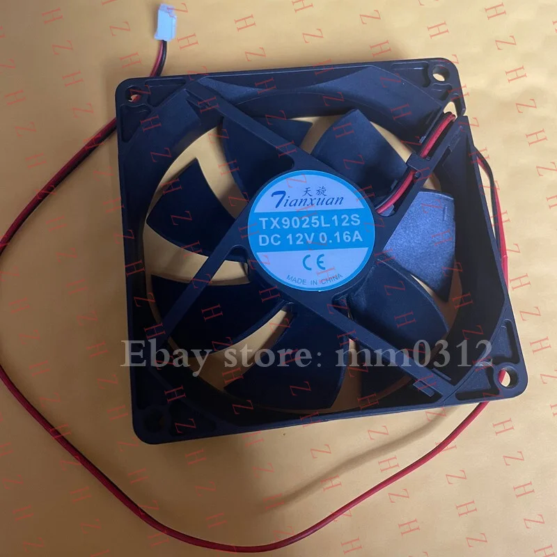 P + 1 Uds. Para Tianxuan TX9025L12S DC12V 0.16A 9CM 9025 90*25MM ventilador de refrigeración de 2 pines