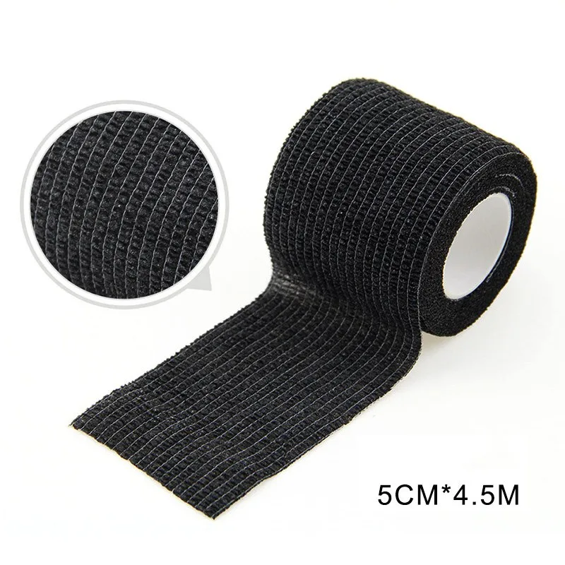 1 Roll Sport Non-woven Bandage Self-adhesive Breathable Elastic Bandages for Sports Fixing Finger Wrist Leg Protective 5cm*4.5m