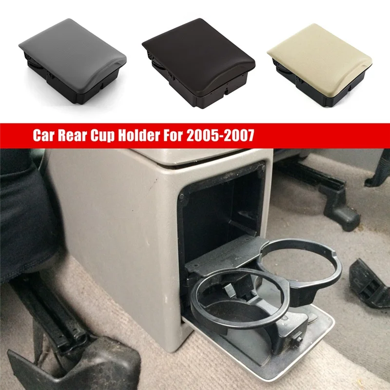 ABUM-Uchwyt na kubek tylny do konsoli środkowej samochodu Subaru Impreza 2005-2007 66150SA100OE Części samochodowe Akcesoria Czarny