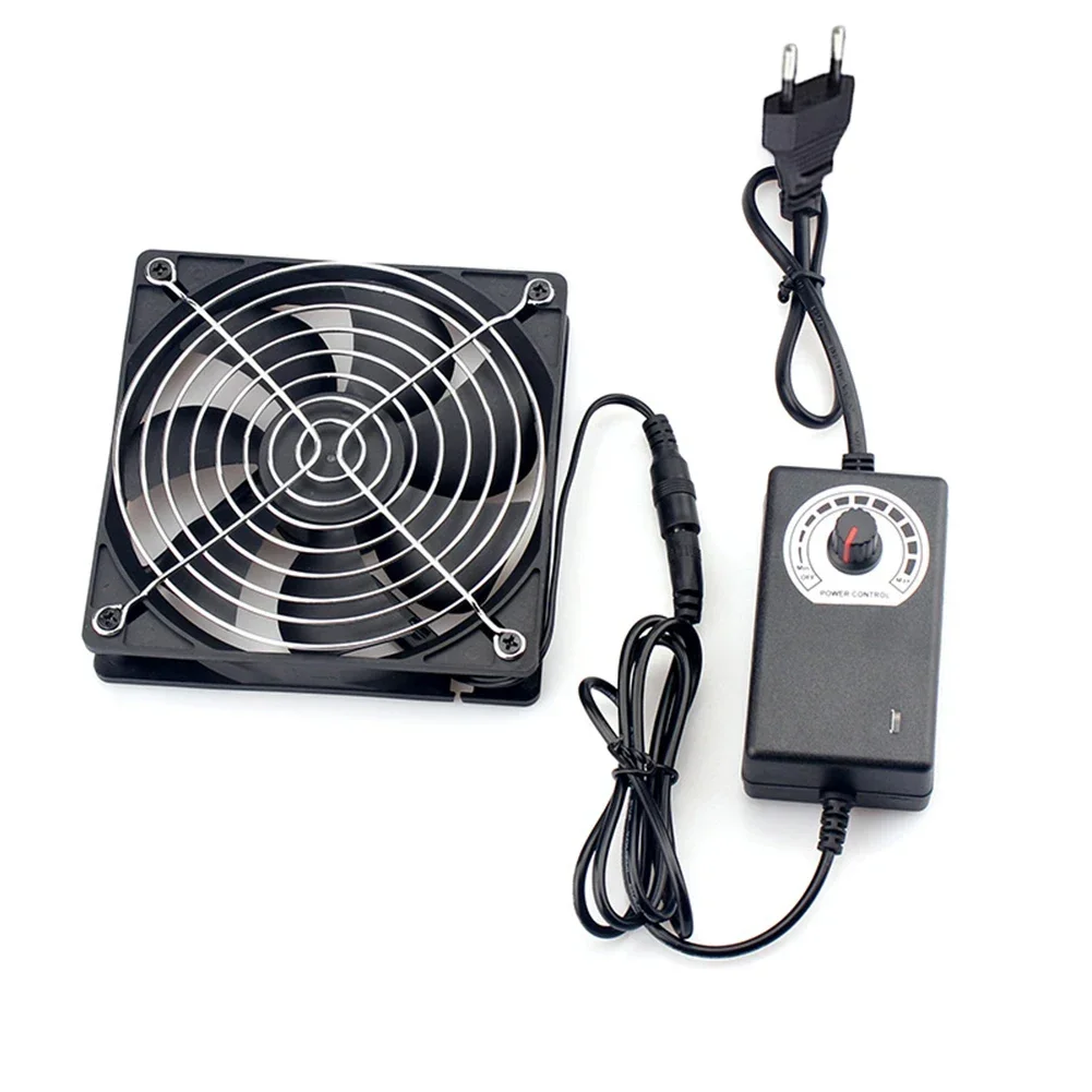 Cm Fan Cooling Chassis Adjustable Speed Control Cm Fan Cooling Iron Mesh Wide Applications Adjustable Speed Control EU Fan