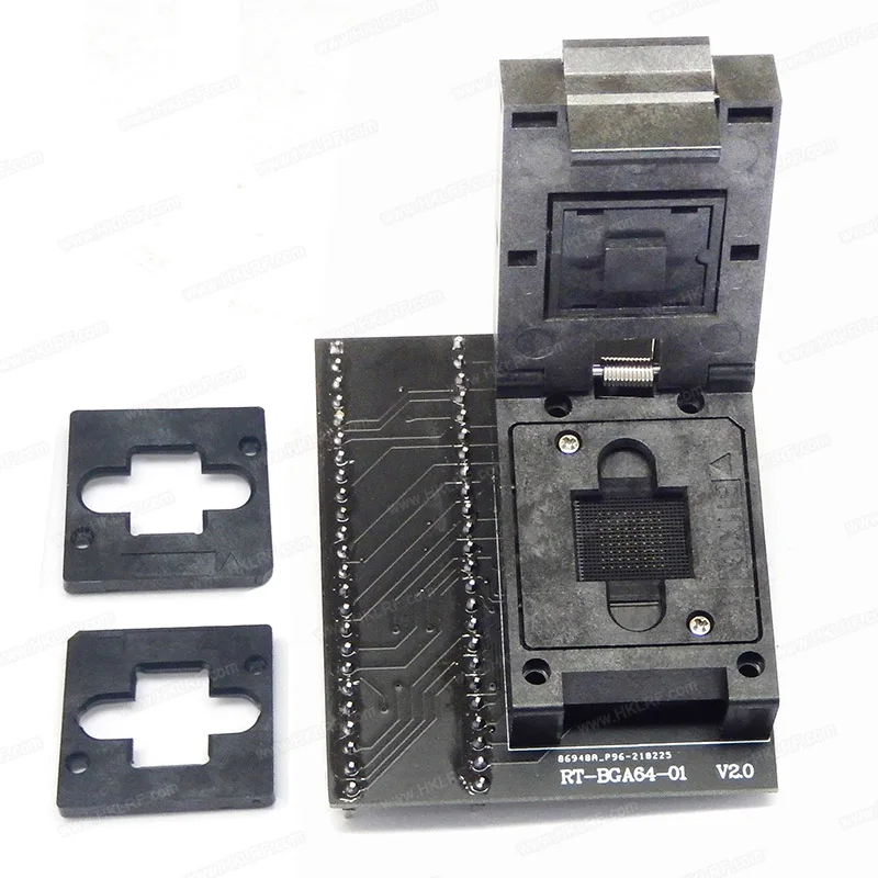 

EMMC IC Base RT-BGA64-01 V2.0 RT809H IC Socket Programmer Base BGA64