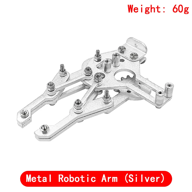 Robot Manipulator Metal Alloy Mechanical Arm Clamp Claw Kit MG996R for Arduino Robotic Education