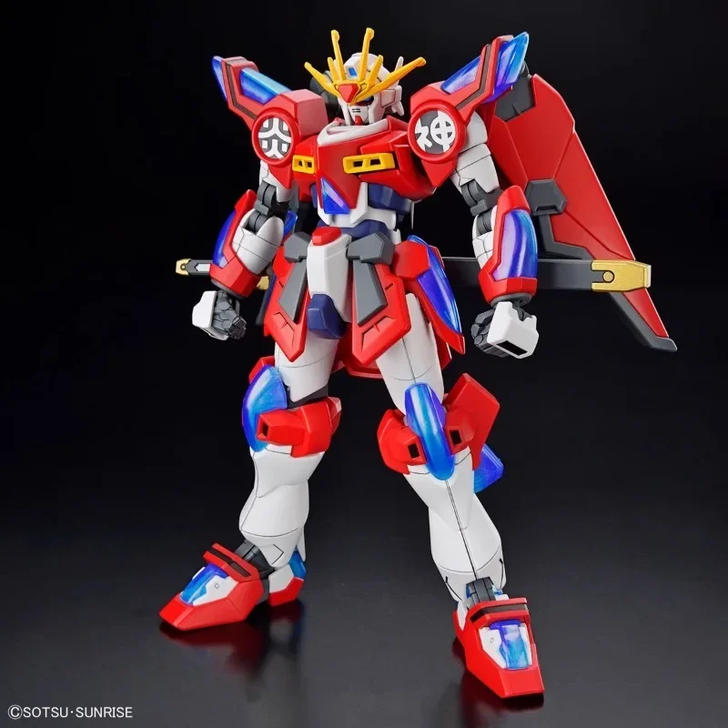 Em estoque BANDAI Gundam Build Metaverse HG 1/144 SHIN BURNING GUNDAM Ver. Figura bonecas colecionáveis estatueta ornamento presente