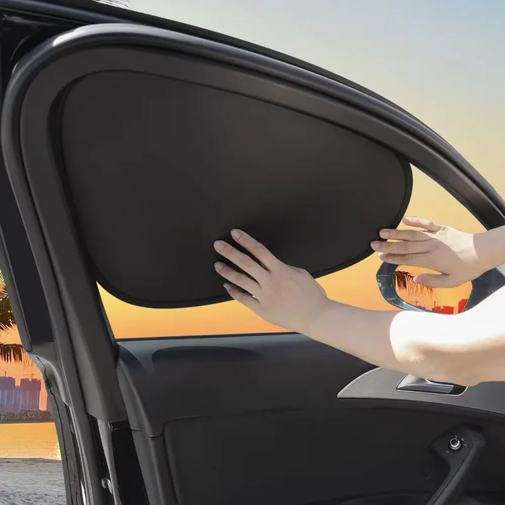 سيارة الشمس الظل غطاء الستار الكهرباء امتصاص نافذة السيارة الجانبية ظلة الأشعة فوق البنفسجية حامي الصيف اكسسوارات السيارات