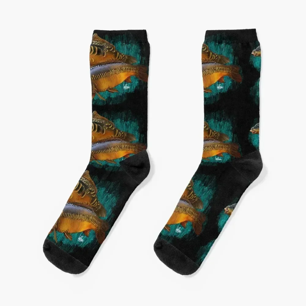 

Double carp trouble 2 Socks with print hiking Male Socks Women's