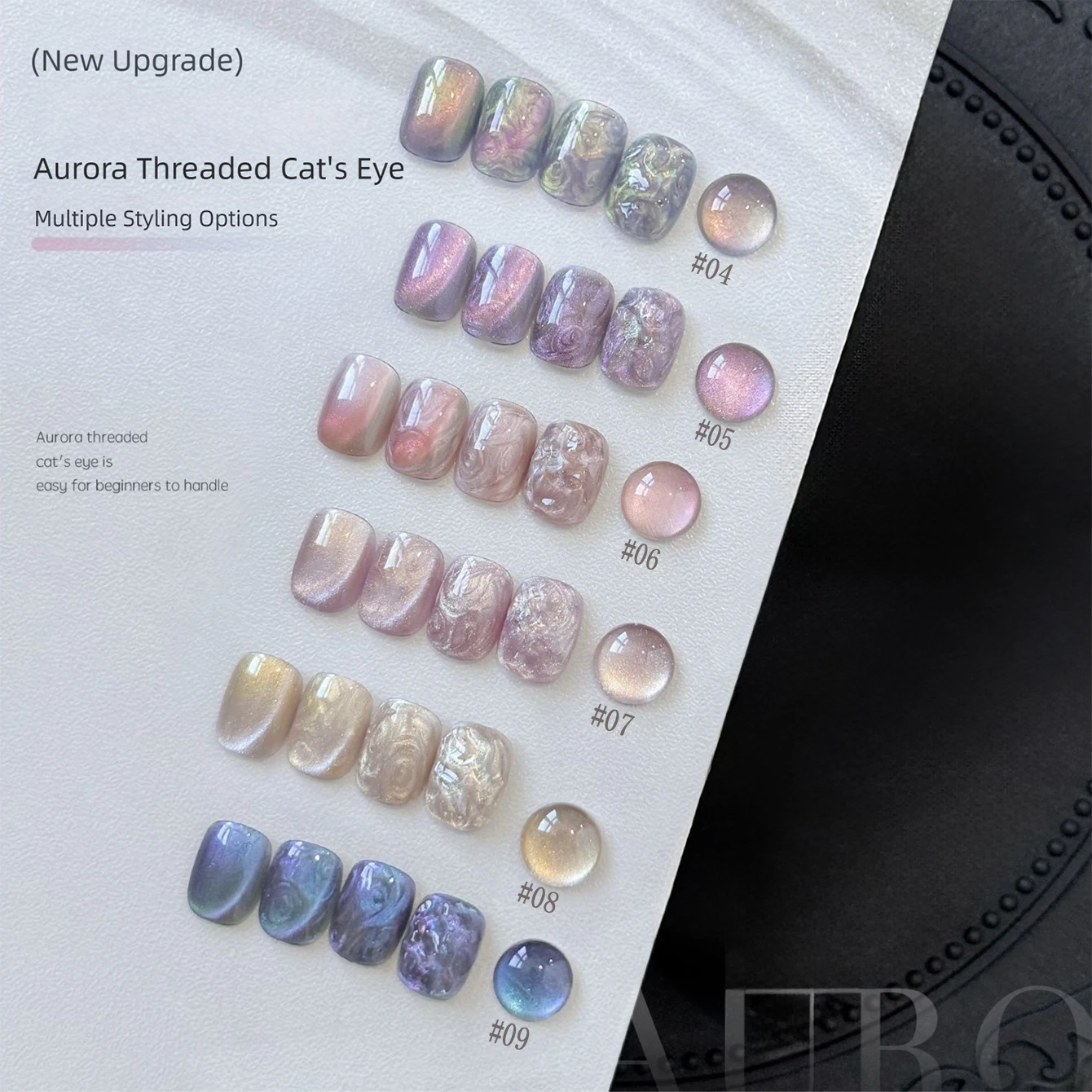 MIANEL 2026 New 10ml Pearl Aurora Thread Cat Eye Gel Salon DIY Nail Polish Magnetic Effect Long Lasting Shine