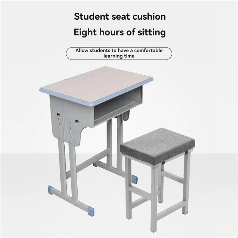 Best-2Pcs Student Cushion Chair Cushion Square Stool Thickened Sedentary Stool Butt Pad.