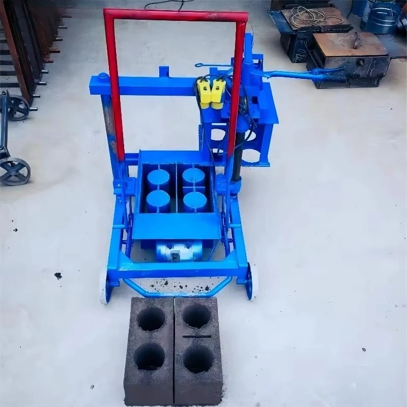 Manual Concrete Cement Block Brick Making Machine Price Hollow Concrete Block Brick Maker Machine for Sale