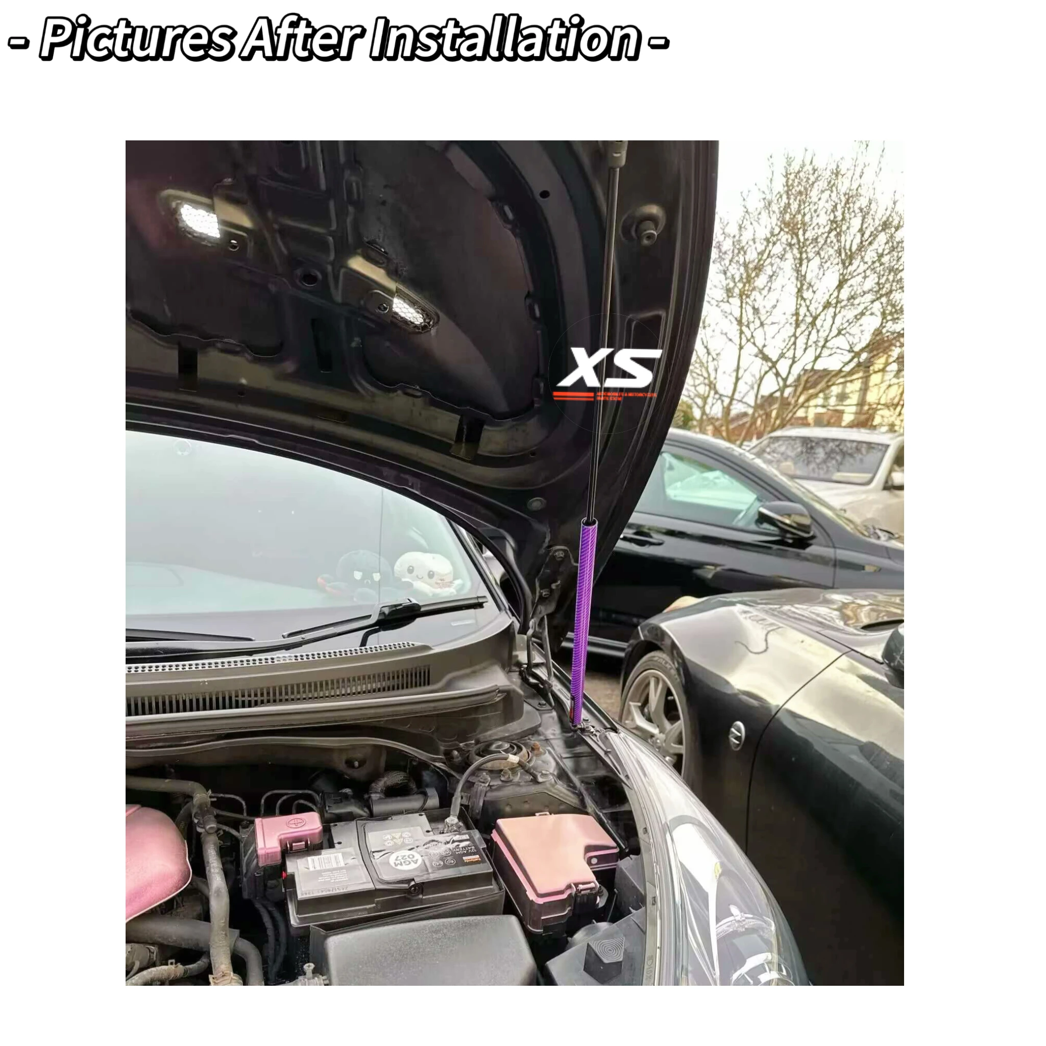 Hood Struts For Hyundai Veloster FS 2011-2018 Front Bonnet Modify Lift Support Shock Damper Absorber Prop Piston Rod Gas Springs