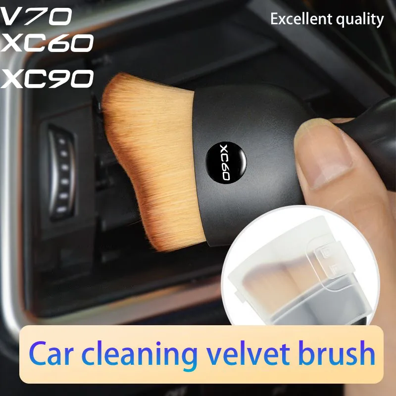 

Car air conditioning air outlet dust removal tool car interior cleaning brush suitable for Volvo V70 XC60 XC90 accessories