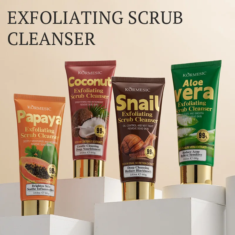 Limpiador facial exfoliante vegetal