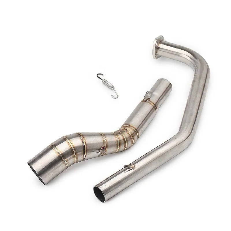 Motorcycle Full Exhaust Escape System Modifed Middle Link Pipe Slip On For Yamaha YZF R15 MT-15 MT15 V3 R125 mt125