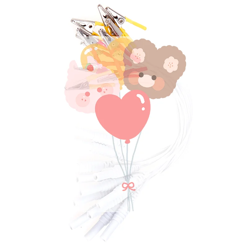 

12Pcs/Set Alligator Clip Cable Electronic Acupuncture Treatment Instrument Random Color