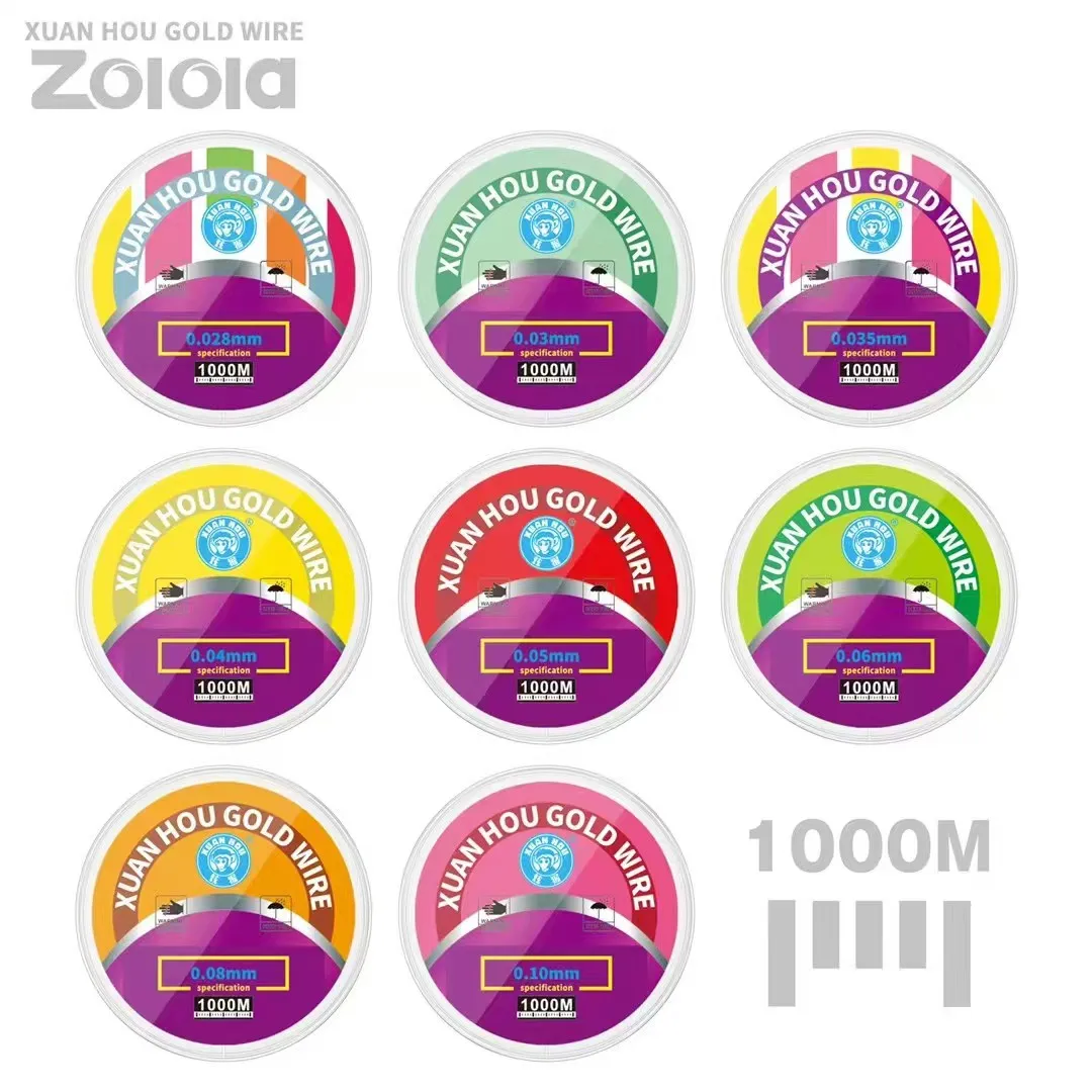 

Проволока для резки из легированной стали XUANHOU 0.02/0.028/0.03/0.035/0.04/0.05/0.08/0.1 мм, 1000 м, для разделения стекла ЖК-экранов мобильных телефонов