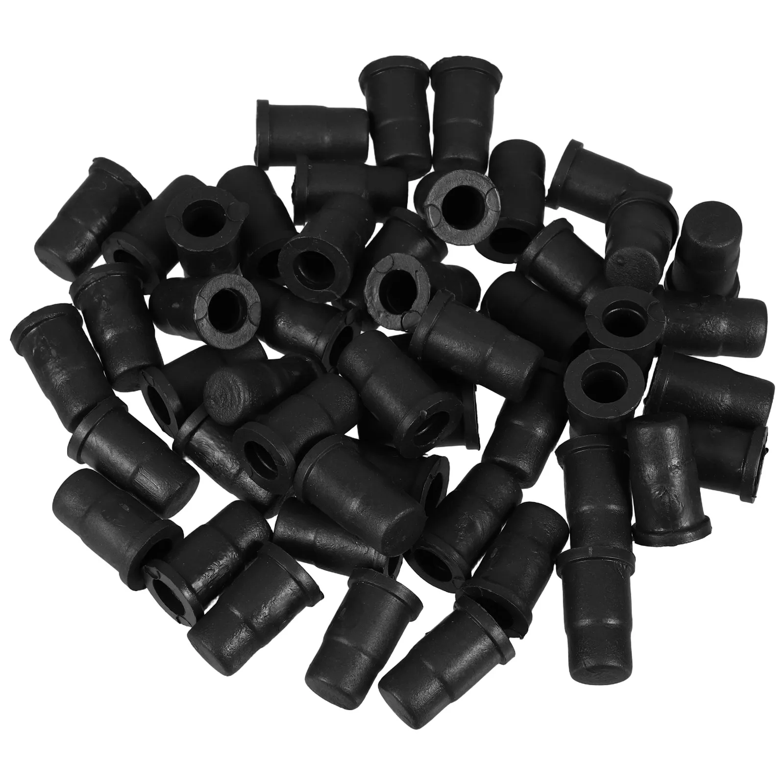 

50pcs Caster Swivel Wheel Protector Cap Plastic Socket For Office Home Furniture Socket Sleeve Cover Chair Rod Protector