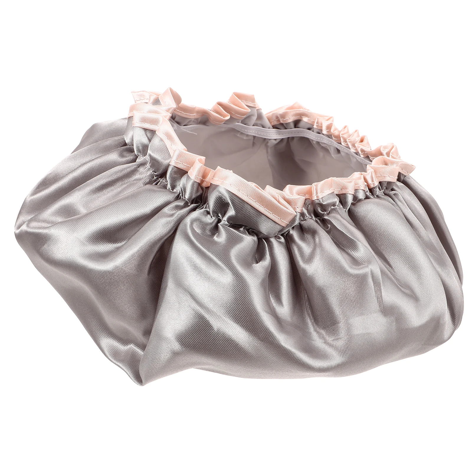 

Waterproof Shower Cap for Women Large Size Bathing Hat Peva Material Reusable Long Hair Sauna Girls Child Hair Cap