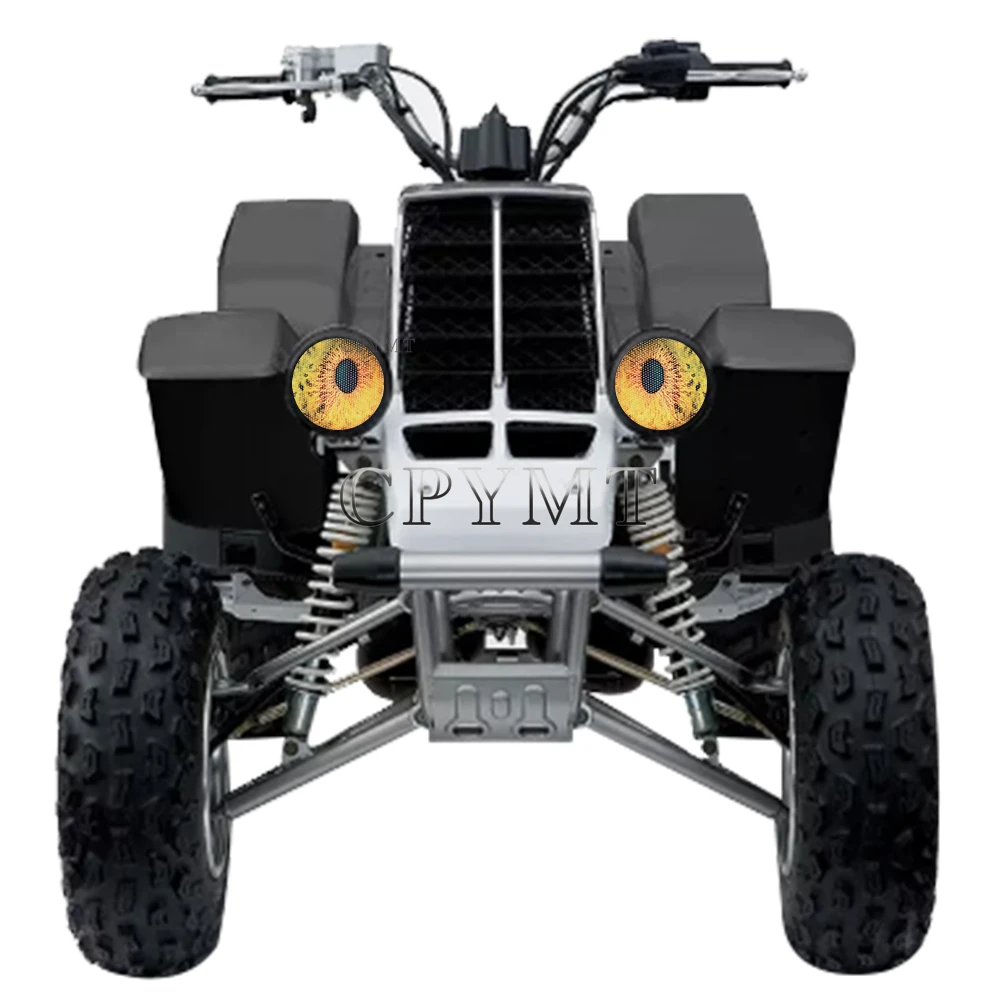 Fit For Warrior Wolverine 350 Banshee yfm350fx ATV Motorcycle Accessories Headlight Sticker Head Light Protection Decal