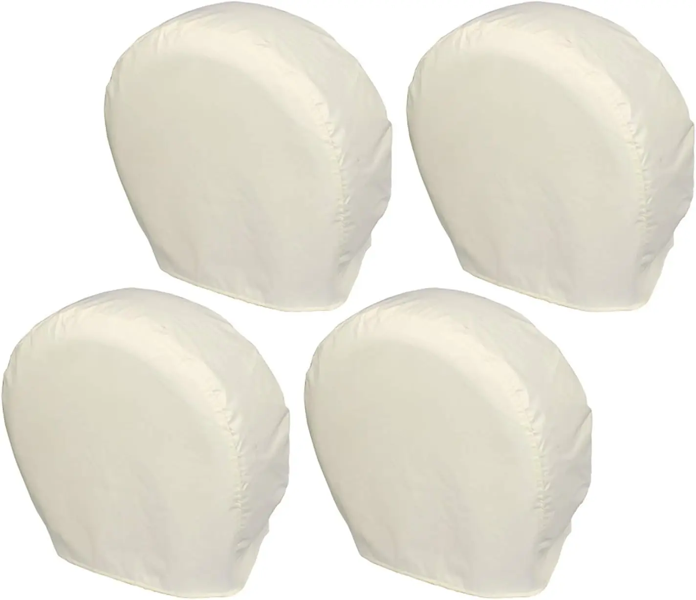 

Universal Tire Covers 4-Pack for Trucks, SUVs, Trailers - Durable Wheel Protectors Fit 29-31.75 Inches, White