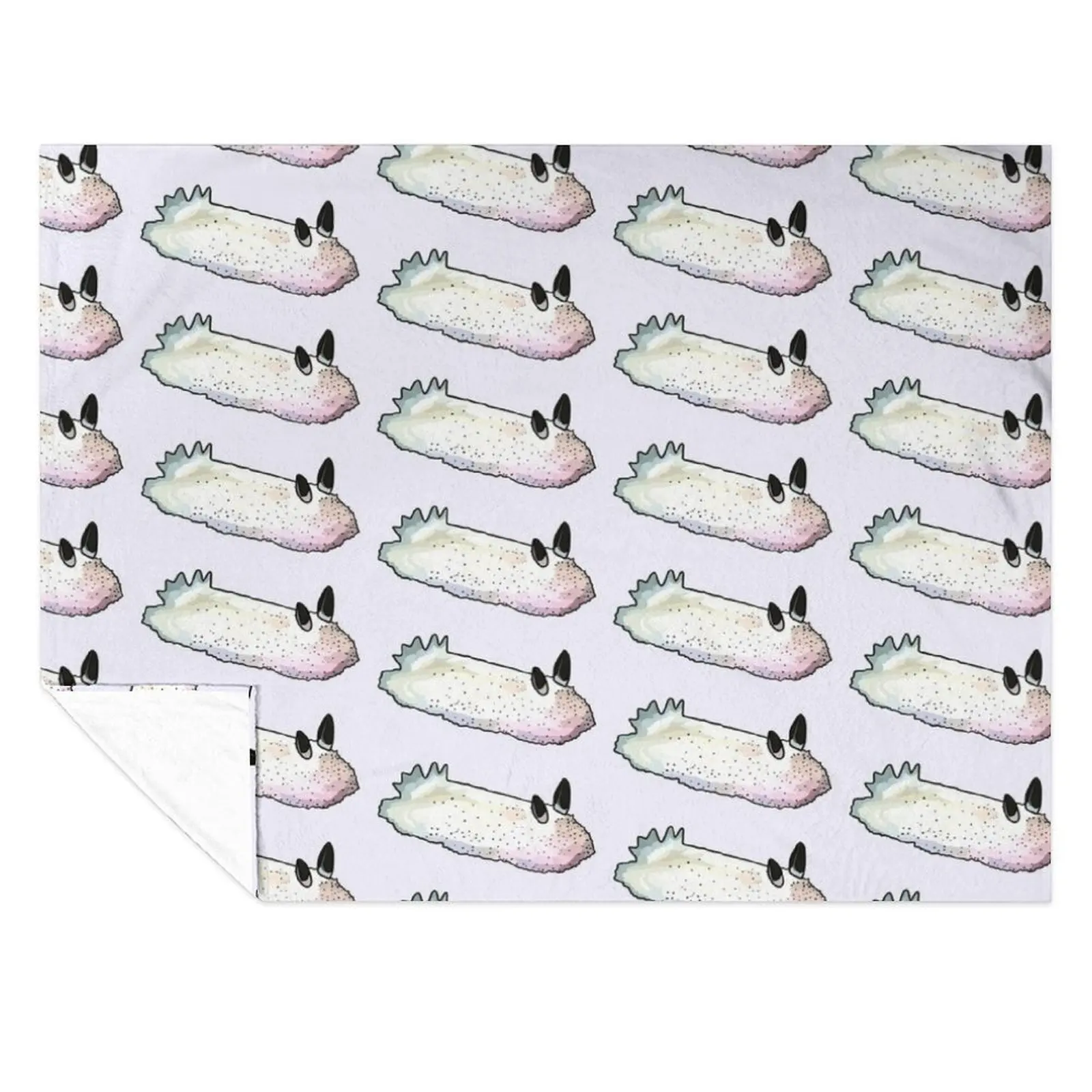 

Sea Bunny Nudibranch Throw Blanket Sofa Blankets For Baby Loose Bed covers Blankets