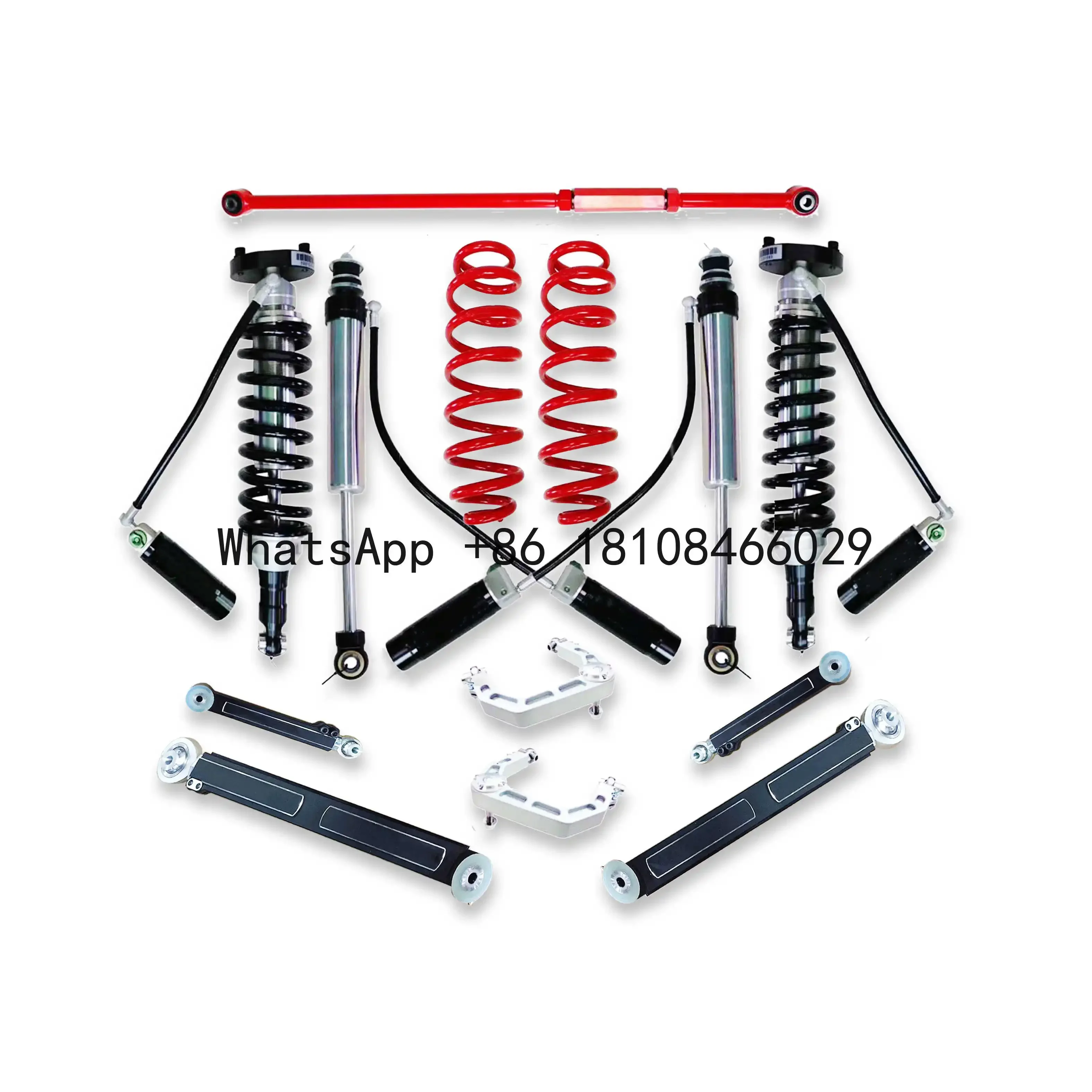 4X4 Off-Road 0-3 "Ophangingslift Voor Toyota Fj Cruiser/4 Runner/Lc200/Lc150 Schokdempers Track Bar Controle Armen Link Kit