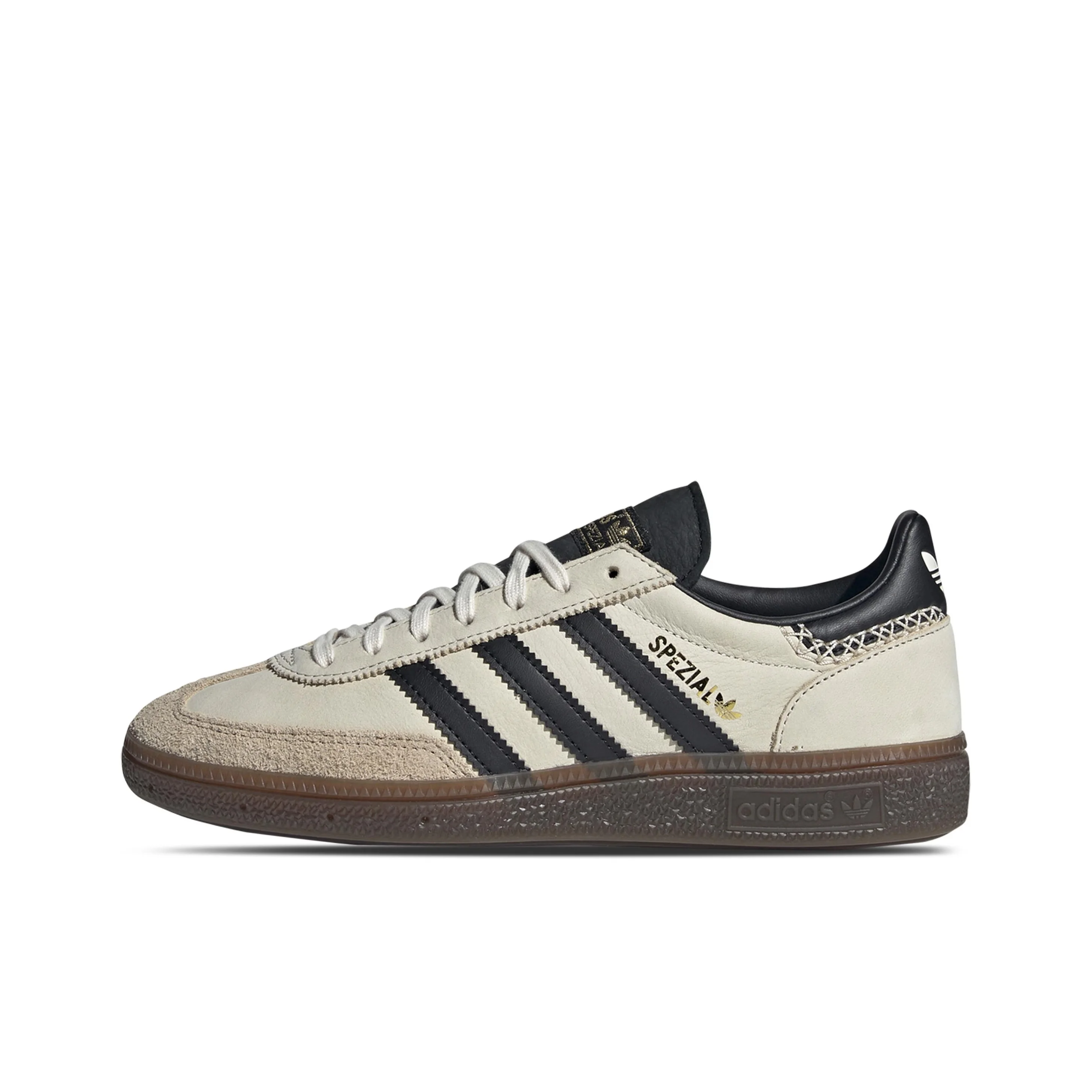 Tênis Adidas Originals Spezial 'Wonder White Black' para Handebol Feminino POIZON
