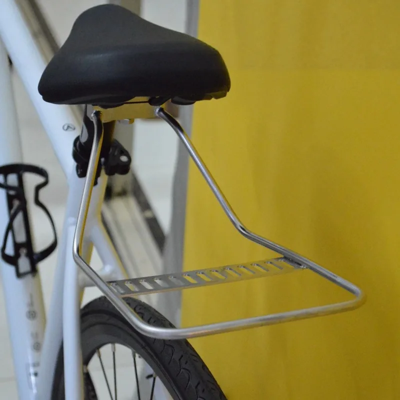 Portaequipajes Trasero para Bicicleta de Acero Inoxidable 304, Resistente a la Corrosión, para Mochilas y Bolsas, Accesorios Portátiles para Bicicletas