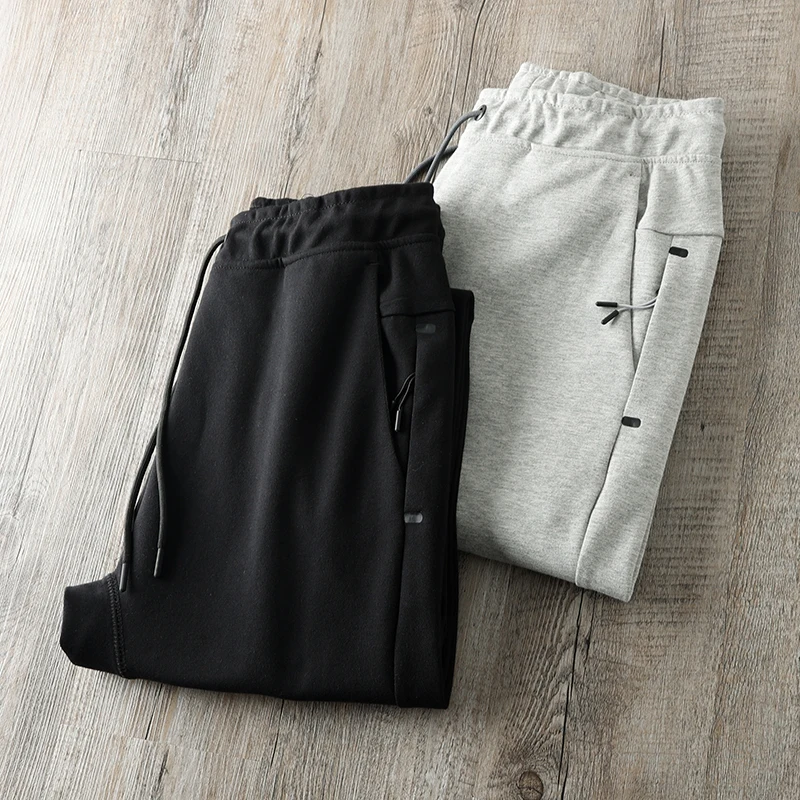 

Sli 3D Slim Fit Sports Casual Pants Spring Elastic Tapered Sweatpants Faionable Urban Sle Long Pants for Young Men